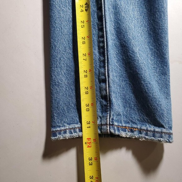 Levi's 501 Straight Leg Patch Jeans NWT sz 27W - Picture 16 of 16